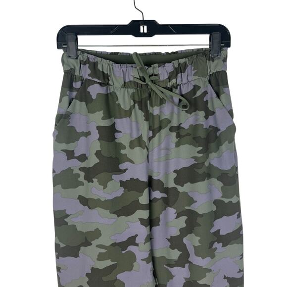 Lululemon Heritage Camo Keep Moving Pants Size 6 High Rise 7/8 Lavender Crop - Picture 3 of 11